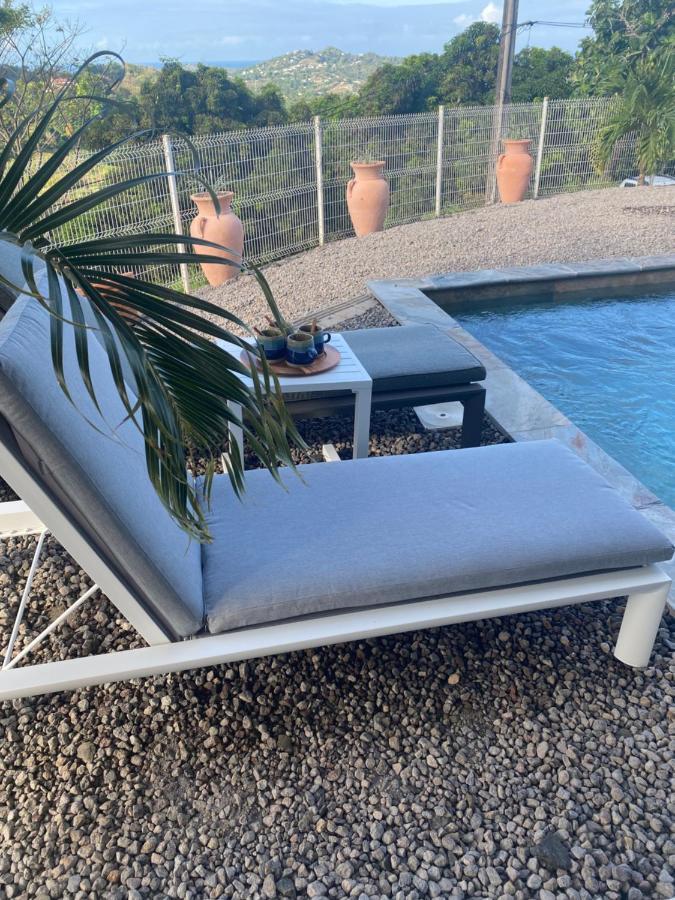 Les Appart Villa Sunbay Caraibes Avec Piscine Privative Vue Mer Et Montagne Le Francois Bagian luar foto