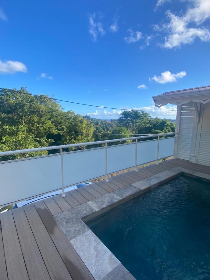 Les Appart Villa Sunbay Caraibes Avec Piscine Privative Vue Mer Et Montagne Le Francois Bagian luar foto
